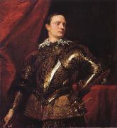 Anthony Van Dyck Portrait of a young general oil painting on canvas